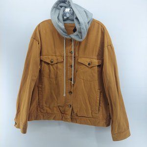 Forever 21 Denim Jacket size large rust